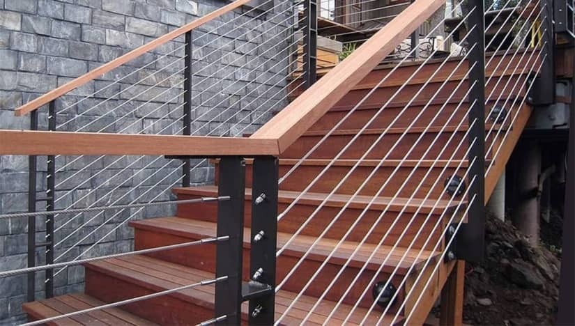 Тросовые системы для металлических перил