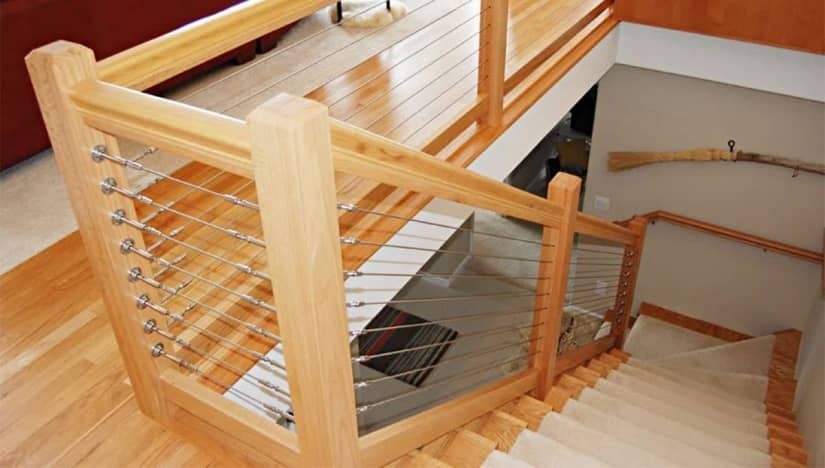 Тросовые системы для деревянных перил