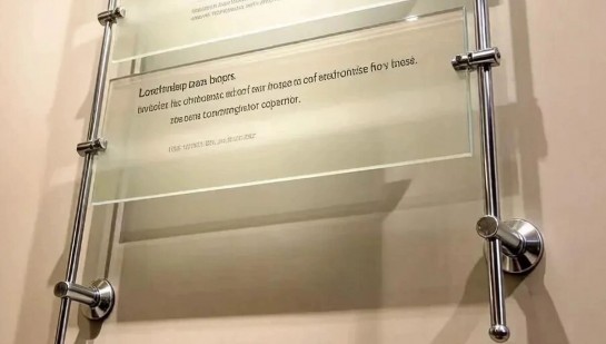 Системы подвеса на стержнях для табличек и вывесок