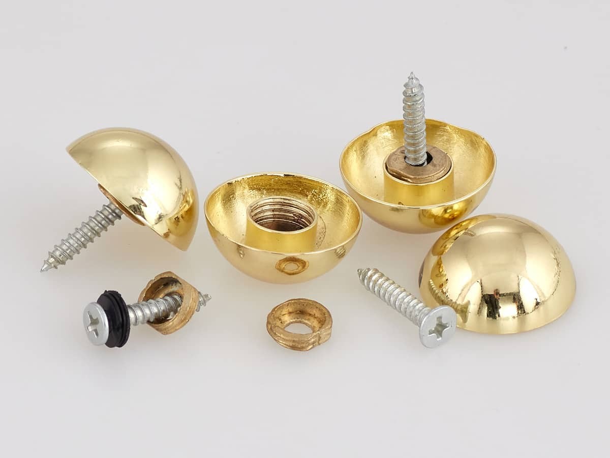 Металлические декоративные заглушки, с покрытием под золото