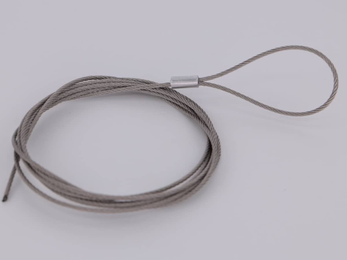 Трос из оцинкованной стали, Ø1.5 мм, петля 5 см