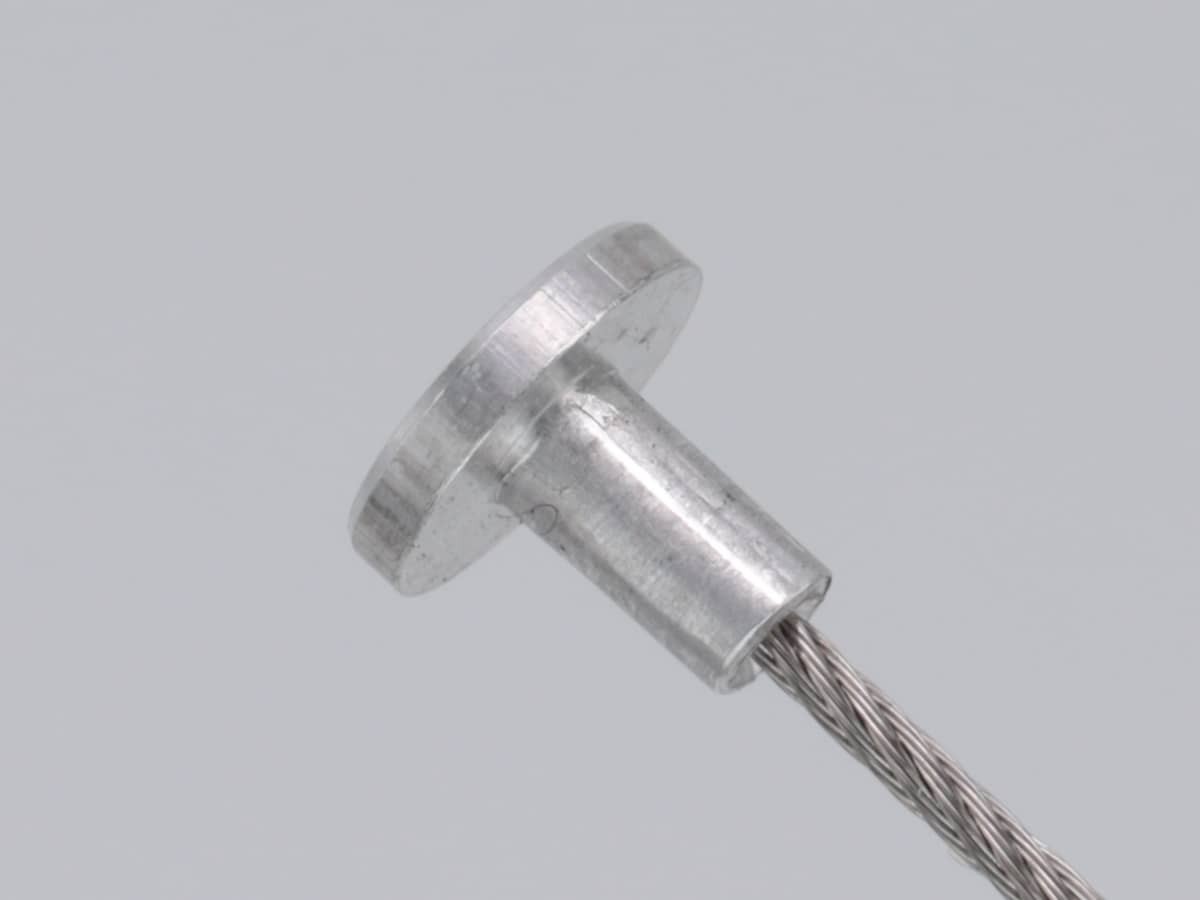 Трос из нержавеющей стали, Ø1.5 мм с Т-образным наконечником 10*9