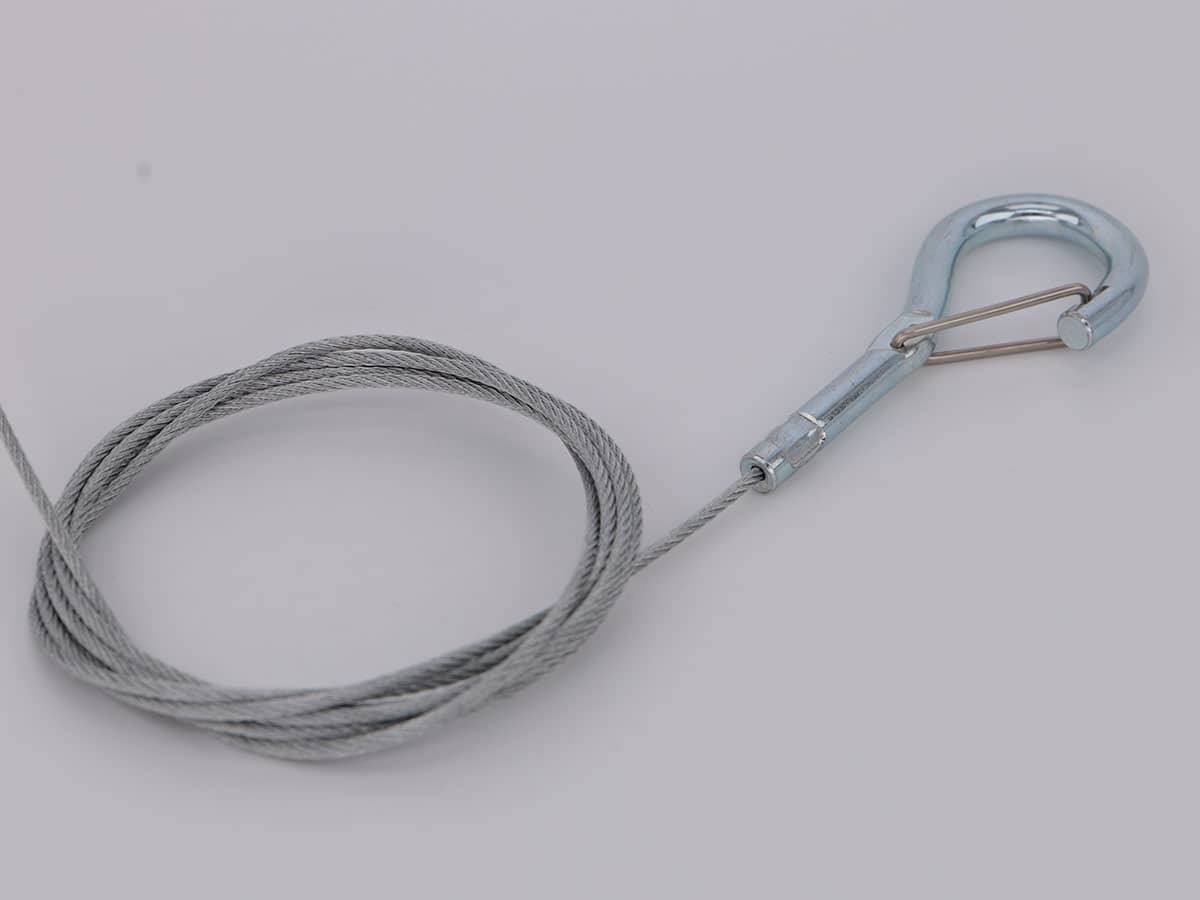 Трос из оцинкованной стали, Ø2.0 мм, с крюком A263B
