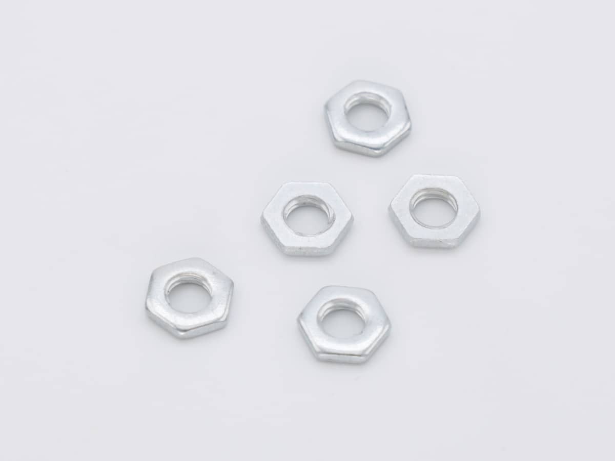 Гайка M6, шестигранная, плоская