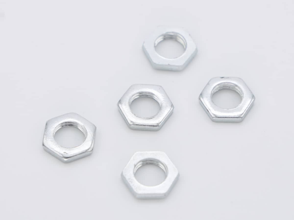 Гайка M8, шестигранная, плоская