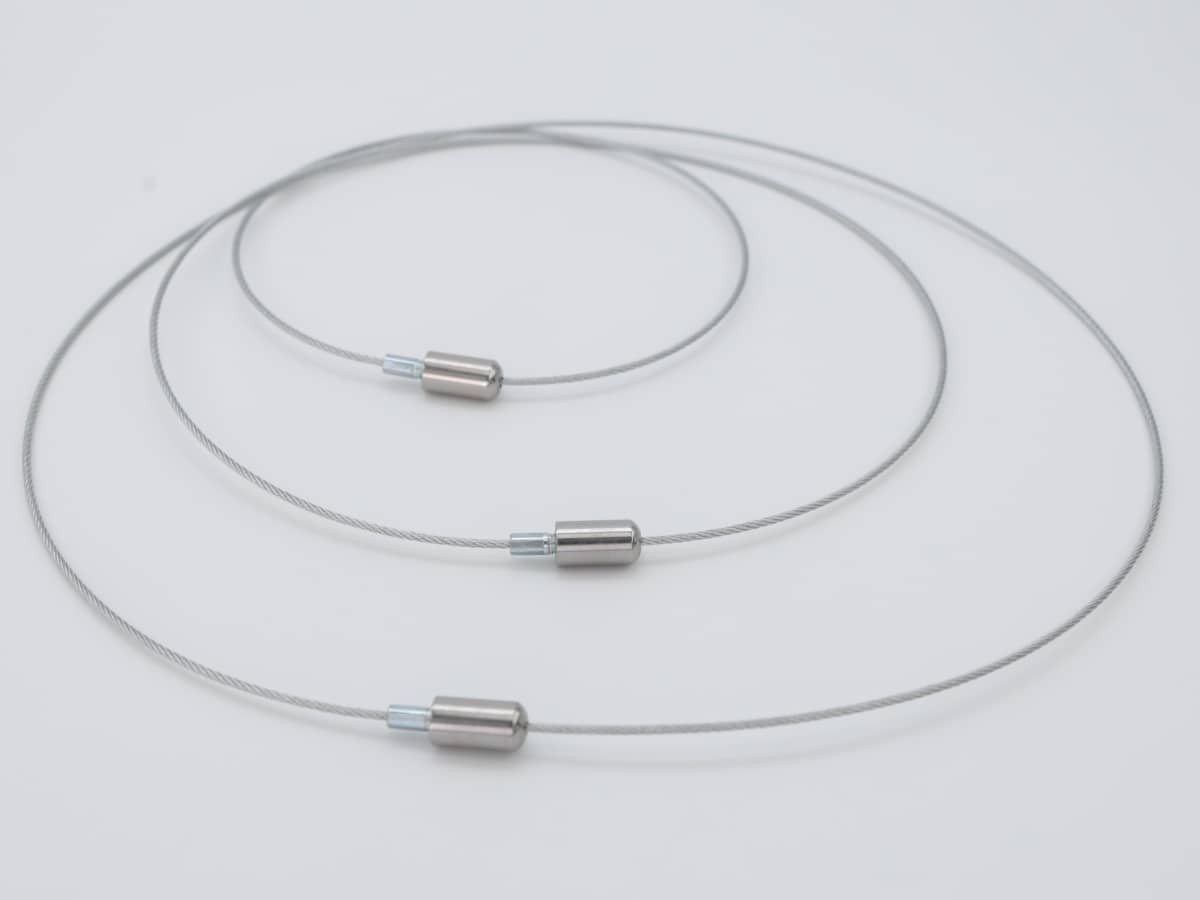 Кольцо из оцинкованного троса в ПВХ оплетке