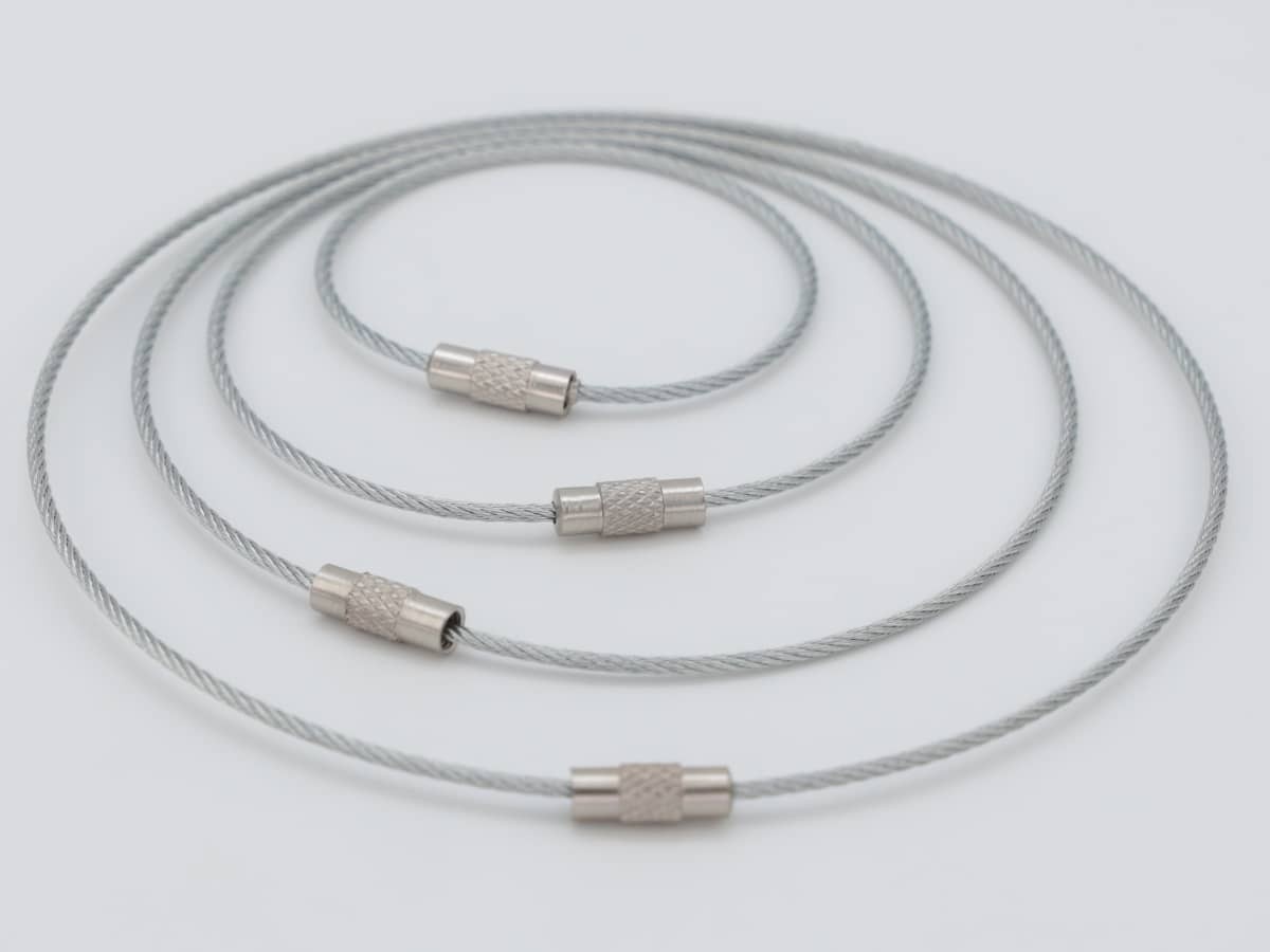  Разъемное кольцо для ключей металлическое мини