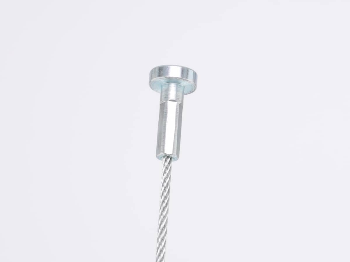 Трос из оцинкованной стали Ø2.0 мм с усиленным T-образным наконечником