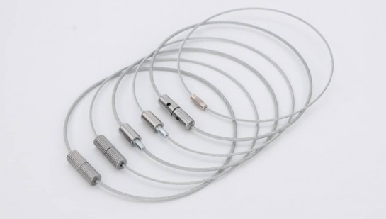 Кольца из троса с закручивающимся замком